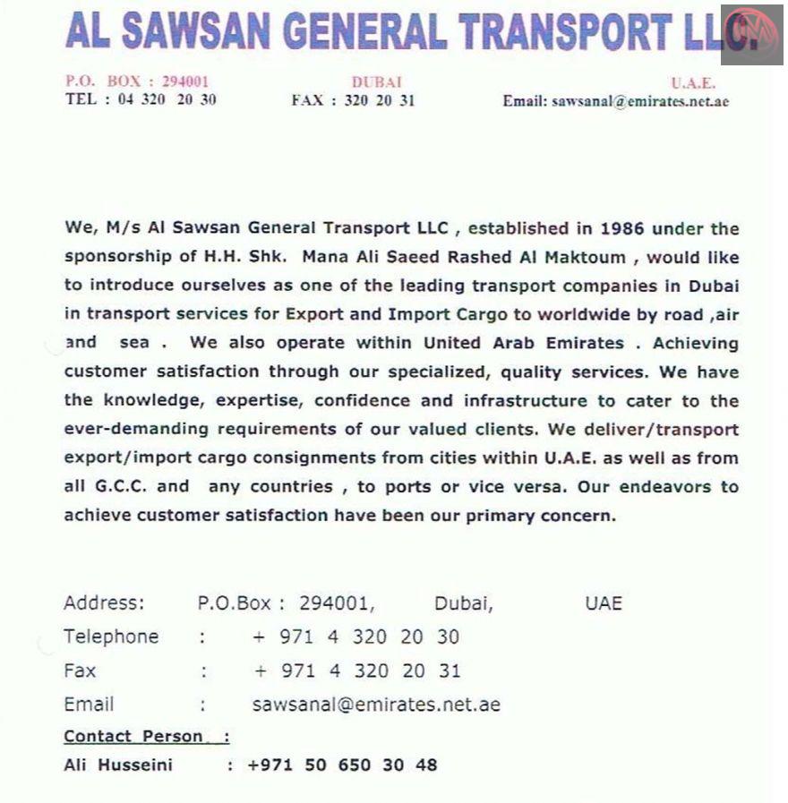 Al Sawsan General Transport LLC