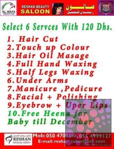 Reshan Beauty Ladies Saloon, Ajman( Special Offers)
