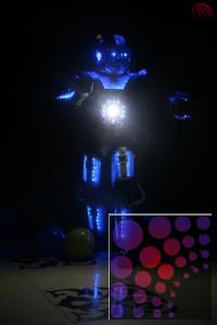 Robot Led Lazer la Terminator Show