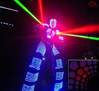 Robot Led Lazer la Terminator Show