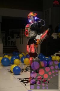 Robot Led Lazer la Terminator Show