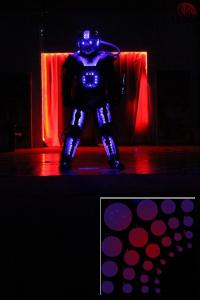 Robot Led Lazer la Terminator Show