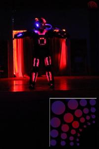Robot Led Lazer la Terminator Show