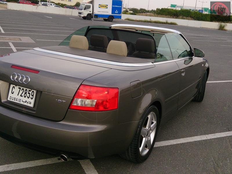 FOR SALE AUDI A4 1.8T (TURBO ENGINE) 2004 CONVERTIBLE IN VERY VERY GOOD CONDITION (LIKE NEW)
