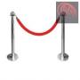 Pole with Red Rope, Pole with Red Strap & Red Carpet hire.