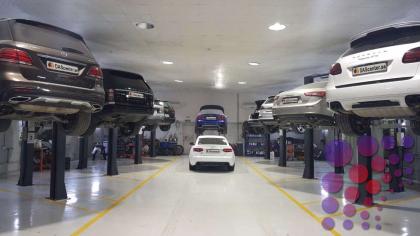 كراج تصليح السيارات امريكي في دبي