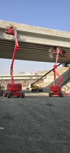 سيزرلفت للايجار سقالات كهربائيّة مان لفت للايجار