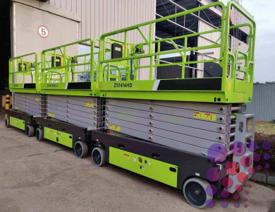 تأجير سيزر لفت (رافعات مقصية) – كهربائية وهيدروليكية – في الدمام، الرياض، الجبيل، القطيف، جدة